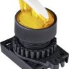 TRU COMPONENTS TC-9860184 S2SRN-L5Y Przełącznik ścienny blokada żółty 2 x 60 ° 1 szt.