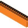 PCB terminal, 17 pole, pitch 5.08 mm, AWG 24-12, 20 A, spring-clamp connection, orange, 1331340000