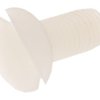 Śruby maszynowe M5 łeb z łbem stożkowym Nylon długość 12.0mm skok 0.80mm