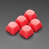 Adafruit Red MA Keycaps for MX Compatible Switches - 5 pack