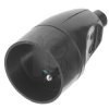 1x2P+Z czarne gniazdo Plastrol 3927 GN-171