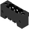 Pin header, 3 pole, pitch 5.08 mm, straight, black, 1148520000