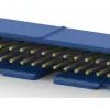 Pin header, 20 pole, pitch 2.54 mm, straight, blue, 2-1761603-7