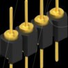 MK 05 4 G Pin header, 1-row, 1 x 4 - 2.54 mm