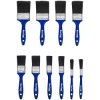 BlueSpot Tools 36018 Synthetic Workshop Paint Brush Set, 10 Piece