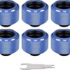 Armatura chłodzenia wodnego Thermaltake Pacific C-PRO G1/4 PETG Tube 16mm OD Compression – Blue (6-Pack Fittings)