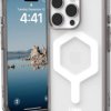 Urban Armor Gear Plyo Futerał backcase Apple iPhone 16 Pro szary, przeźroczysty Ładowarka indukcyjna, Kompatybilny z Mag