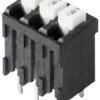PCB terminal, 2 pole, pitch 3.5 mm, AWG 28-14, 10 A, spring-clamp connection, black, 1825640000