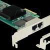 89945 NIC, PCI Express, 2x Gigabit Ethernet