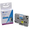 G&G 15559 Labelling Tape for Brother TZe-535 12mm x 8m White on Blue Laminated