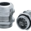 Cable gland, M16, 20 mm, Clamping range 4.5 to 10 mm, IP69, silver, 53112620