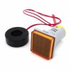Kontrolka LED Volt+Amper+Hz żółt 22mm min.0,6A 150W, 60-500VAC miernik