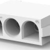 Pin header, 3 pole, pitch 6.35 mm, straight, natural, 350760-4