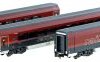 Wagon osobowy Hobbytrain H25225 Wagon osobowy Hobbytrain H25225 N Zestaw 3 wagonów pasażerskich Railjet linii ÖBB