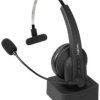 LogiLink BT0059 Słuchawki nauszne Bluetooth Mono czarny redukcja szumów mikrofonu Mono Telefon
