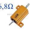 Rezystor drutowy 6.8 Ohm 10W radiator