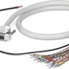 Przewód łączący PLC Phoenix Contact CABLE-D-50SUB/F/OE/0,25/S/1,0M 2926302, 1 szt.