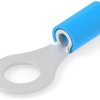 Insulated ring cable lug, 1.25-2.0 mm², AWG 16 to 14, 6.73 mm, M6, blue, 321045