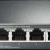 TL-SG1005P Switch, 5-Port, Gigabit Ethernet, PoE