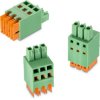 Insulation displacement connector, 3 pole, pitch 3.81 mm, straight, green, 691358310003