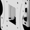 PM-LM-TS33W TV wall bracket, tilting, swivelling, 23 - 42 inch, white