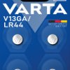 04276101404 Alkaline button cell, LR44, V13GA, pack of 4