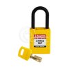Kłódka LOTO SafeKey nylonowa, szekla 38 mm, żółta, 150232