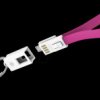 214002 Sync & charge key fob, Micro B, 0.2 m, pink