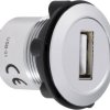 TRU COMPONENTS USB-01 Gniazdo USB 2.0 do zabudowy złącze żeńskie do wbudowania Złącze żeńskie USB typu A na Złącze żeńsk