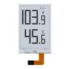 Waveshare 1.9inch Segment E-Paper Raw Display, 91 Segments, I2C Bus, Ideal for Temperature and humidity meter, Humidifier, Digit