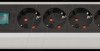 1391030600 Socket outlet, 6 sockets, with switch and 3-m cable