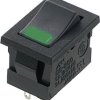 Przełącznik kołyskowy Miyama 706032, 250 V/AC, 3 A, 1 x wył/wł, zatrzask, 1 szt.