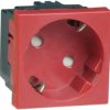 PEHA by Honeywell 1 x Płytka przycisku Gniazdo elektryczne czerwony 456211 1 szt.
