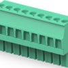 PCB terminal, 9 pole, pitch 3.81 mm, AWG 30-14, 11 A, cage clamp, green, 1986375-9