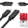 UNITEK Kabel USB 2.0 typ-C (wtyk / gniazdo) Quick Charge 2.0 czarny 1m