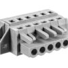 Gniazdo MCS-MIDI Classic 6-biegunowe szare raster 5mm 231-106/031-000 /50szt./