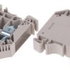 Blok zacisków na szynę DIN RS PRO poziomy: 1 CDU 35 Beżowy 1 kV 3.5 mm² Śruba