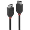 Lindy 36490 0.5m DisplayPort 1.2 Cable, Black Line