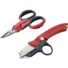 TOOLCRAFT TO-9626415 Cable cutter/scissors set 139mm/170mm Steel