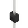 Pin header, 1 pole, pitch 2.54 mm, straight, black, 10046333