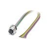 Phoenix Contact 1419713 Sensor/Actuator Socket 12-pos M12 0.5m TPE Wire