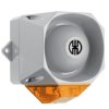 Sygnalizator akustyczny z lampą sygnalizacyjną Werma Żółty 439 DC IP65 60V Ściana 105 dB @ 1m