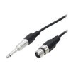 Złącze Jack wt.6,3mono-gn.mikrofon.3P XLR 3m