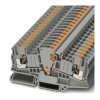 Złączka szynowa do odłączanych obwodów testowych Phoenix Contact poziomy: PojedynczyWciskane PTME 6 HV BU 30A 1 kV