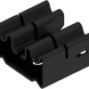 Clip-on heatsink, (L x W x H) 19 x 22 x 11.1 mm, 23.7 K/W, black anodized, 10006516