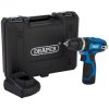 Draper 70256 12V Combi Drill, 1 x 1.5Ah Battery, 1 x Fast Charger