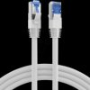 K5525FWS.30 Cat. 6A S/FTP patch cable, Super Flex, 30 m, white