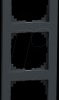MEG4050-3614 M-PURE, cover-frame, 5-gang, anthracite