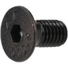 R-TECH 337416 M5 X 10 Hex Socket Countersunk Screws Steel Black - Pack Of 100