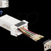 67105 Adapter D-Sub 9 Pin jack > RJ45 jack Mounting kit, white